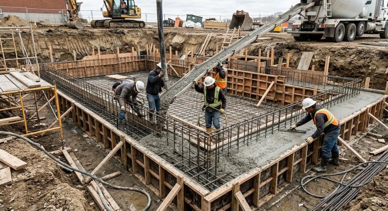 Basement Concrete Installation in Richboro, PA