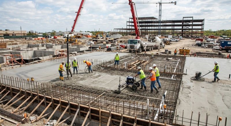 Commercial Slab Construction in Bordentown, NJ