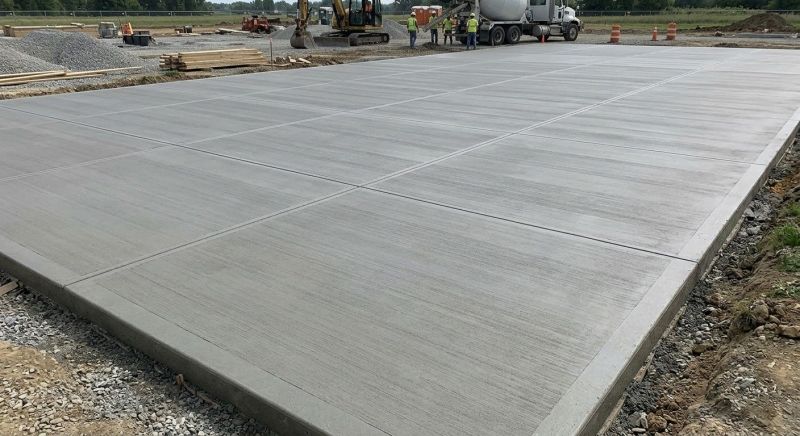 Commercial Slab Construction in Bristol, PA