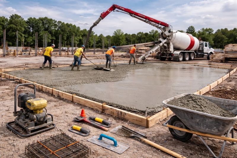 Commercial Slab Construction in Clinton, NJ