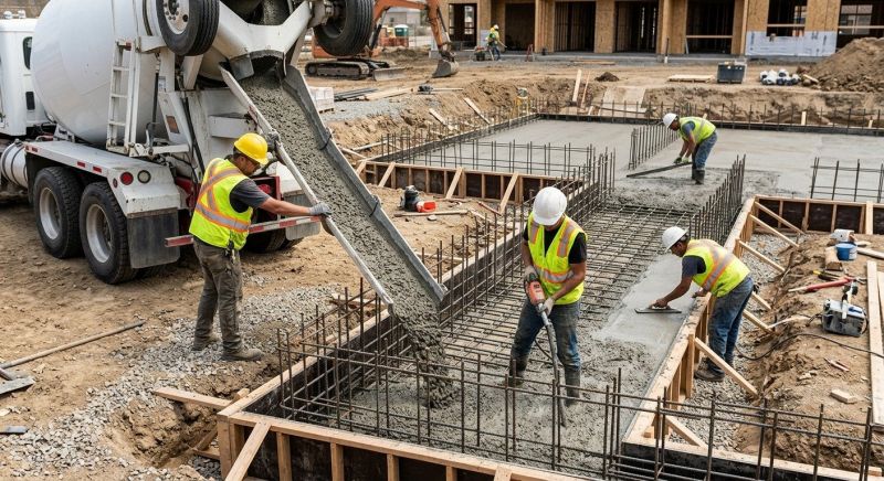 Foundation Wall Pouring in Bucks County, PA