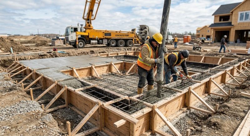 Foundation Wall Pouring in Richboro, PA